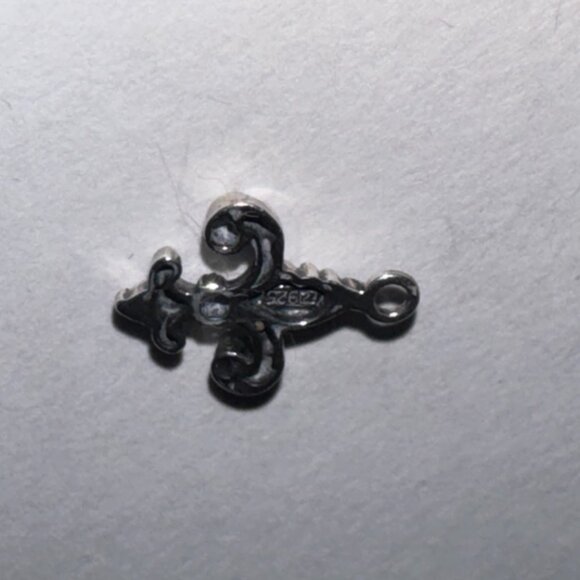 Fleur de Lis Sterling Silver Pendant - Picture 9 of 16